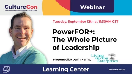 Product image for Webinar: PowerFOR+: The Whole Picture of Leadership