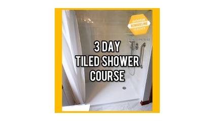 Product image for 3 Day Tile Shower Course