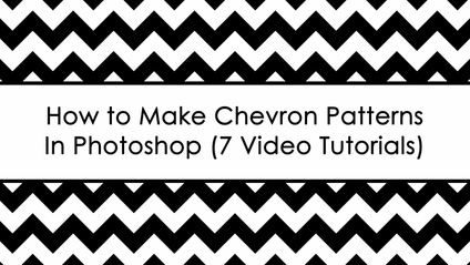 Product image for How to make chevron patterns in Photoshop