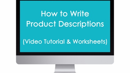 Product image for How to write Product Descriptions