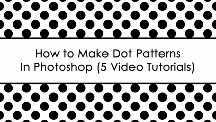 Product image for How to make repeating polka dot patterns