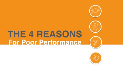 Product image for The 4 Reasons for Poor Performance