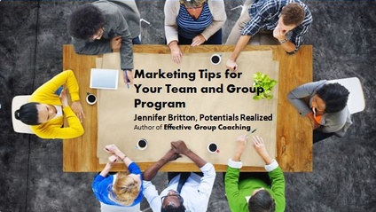 Product image for Marketing Tips for Your Group and Team Programs