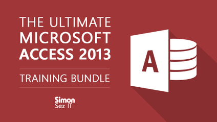 Product image for The Ultimate Microsoft Access 2013 Training Bundle