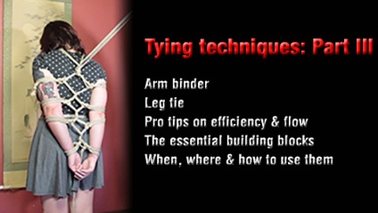 Product image for Tying techniques: Part III (con subtítulos en español)