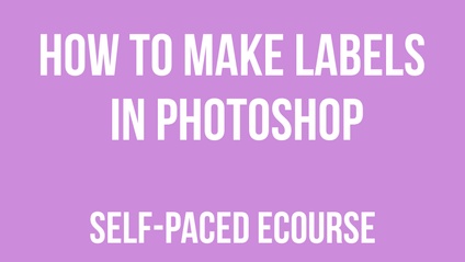 Product image for How to Make Labels In Photoshop