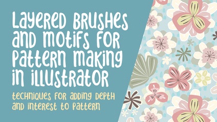 Product image for Layered Brushes and Motifs for Pattern Making in Illustrator