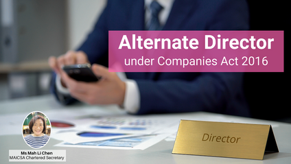 Product image for (English) Alternate Director under Companies Act 2016 by Mah Li Chen (MAICSA Chartered Secretary)
