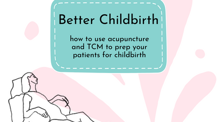 Product image for Better Childbirth: How to Use Acupuncture & TCM to Prep Your Patients