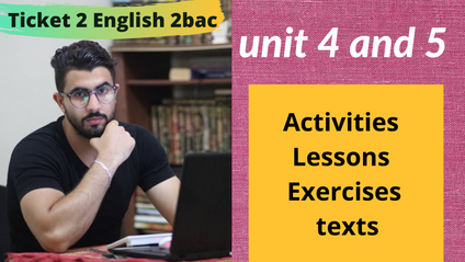 Product image for Ticket 2 English: Unit 4 and 5