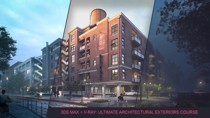Product image for 3ds Max + Vray: Ultimate Architectural Exteriors Course