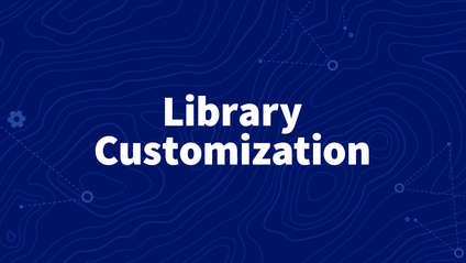 Product image for Library Customization