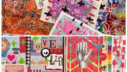 Product image for BUNDLE: Altered Journals and Collage Paper Party with Nicole Austin