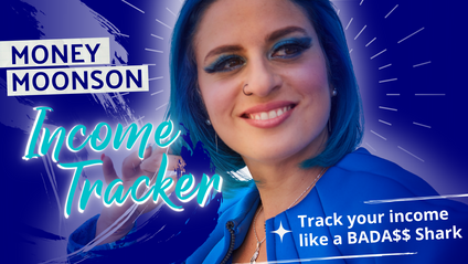 Product image for FINancial Sharktress's Money Monsoon Income Tracker