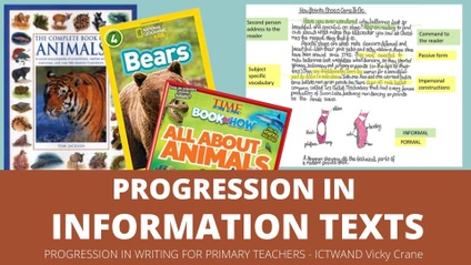 Product image for Progression in information texts