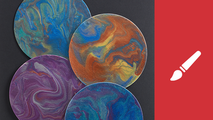 Product image for Paint Poured Planets