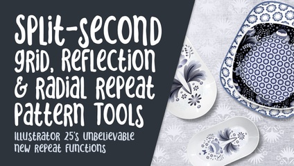 Product image for Split Second Repeats and Reflections in Illustrator 25