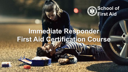 Product image for Immediate Responder First Aid Certification Course