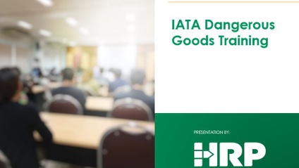 Product image for IATA Dangerous Goods Training (66th Edition)