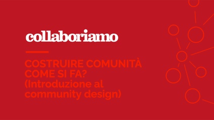 Product image for Costruire comunità. Come si fa?