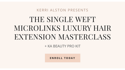 Product image for Single Weft Microlinks Luxury Extension Masterclass + Kit