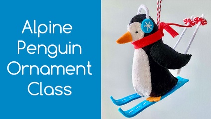 Product image for Alpine Penguin Ornament Class