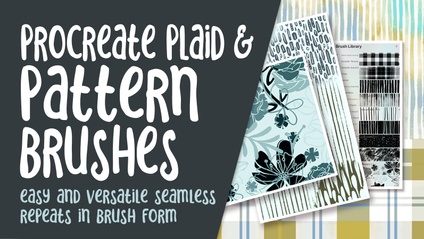 Product image for PRO 018 - Procreate Plaid and Pattern Brushes