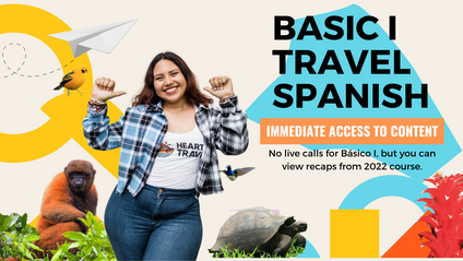 Product image for Basic Travel Spanish I: Without Live Calls