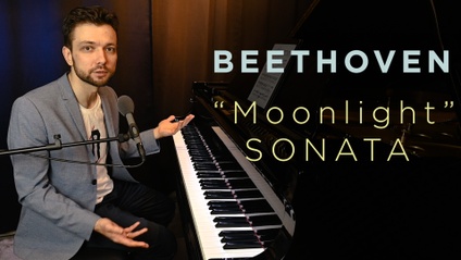 Product image for I MOVEMENT of the "Moonlight" Sonata by Beethoven