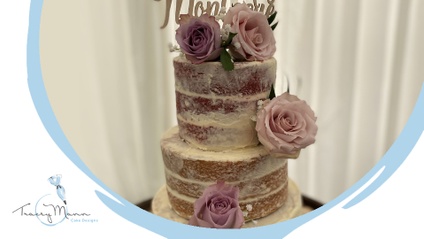 Product image for How to assemble a semi naked wedding cake