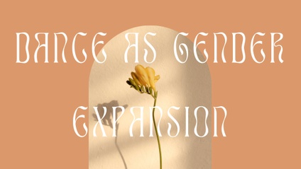 Product image for Dance as Gender Expansion