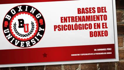 Product image for BASES DEL ENTRENAMIENTO PSICOLÓGICO EN EL BOXEO