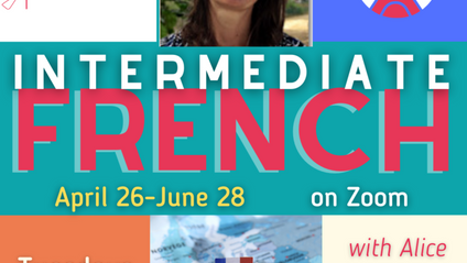 Product image for  Intermediate French with Alice Ayel (Spring 2022)