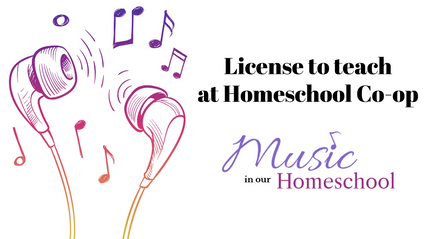 Product image for License for Teaching at a Homeschool Co-op