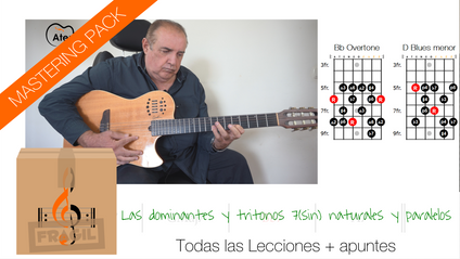 Product image for MASTERING LAS DOMINANTES Y TRITONOS 7(sin) NATURALES Y PARALELOS