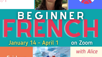 Product image for Beginner French with Alice Ayel (Winter 2022)