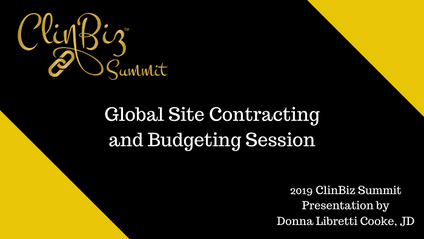 Product image for Global Site Contracting and Budgeting Session