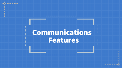 Product image for Communications Features