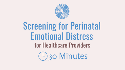 Product image for Screening for Perinatal Emotional Distress