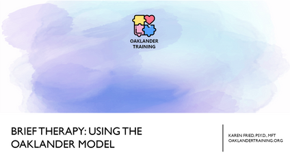 Product image for Brief Therapy: Using the Oaklander Model