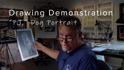 Product image for Drawing Demonstration  - “PJ,” Dog Fur and Face