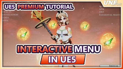 Product image for Creating an Interactive Menu in UE5 in the Style of Genshin Impact