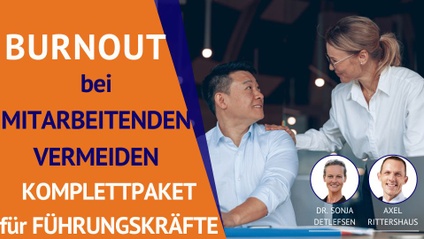 Product image for Burnout bei Mitarbeitenden vermeiden - der Komplettkurs für Führungskräfte
