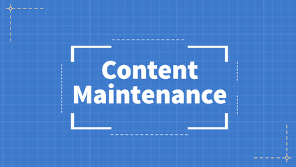 Product image for Content Maintenance