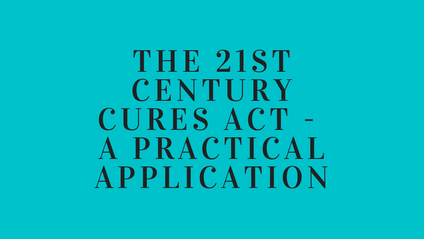 Product image for The Cures Act - A Practical Application