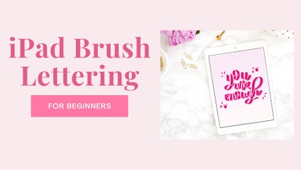 Product image for iPad Brush Lettering for Beginners