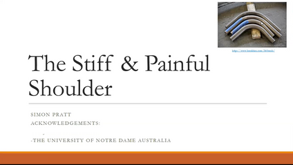Product image for The Stiff and Painful Shoulder