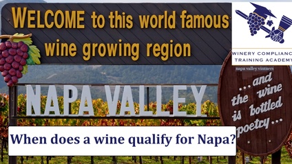 Product image for When Does a Wine Qualify for Napa?
