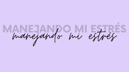 Product image for MANEJANDO MI ESTRÉS
