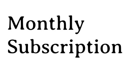 Product image for Monthly Subscription